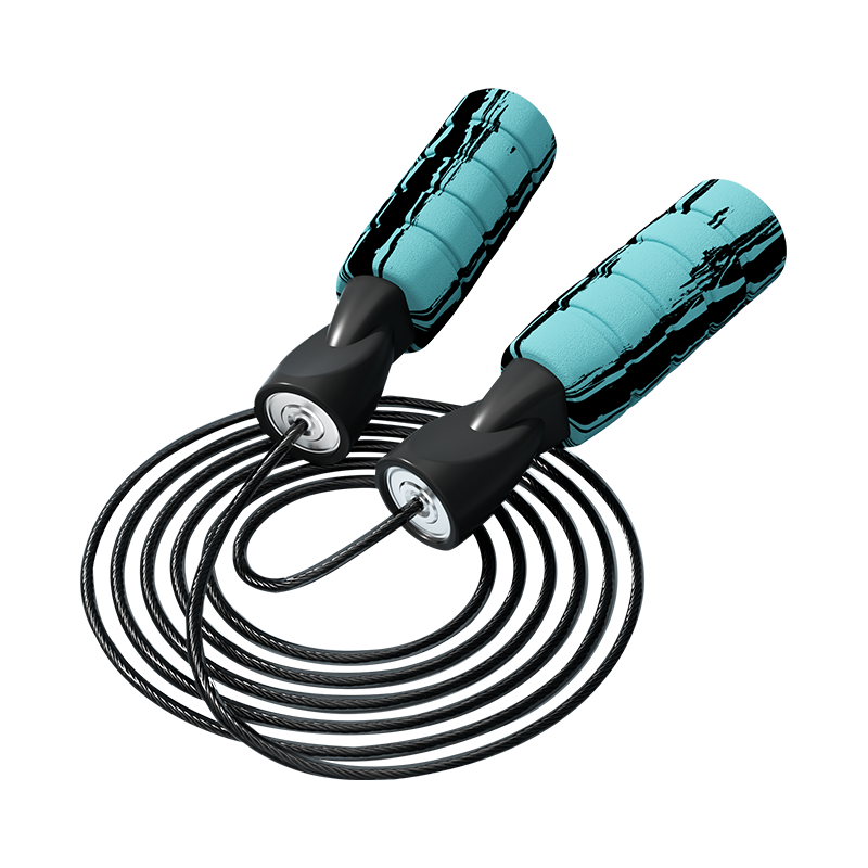 TS-4 Color Graffiti/Jednobarevné Švihadlo s pěnovou houbou pro dospělé